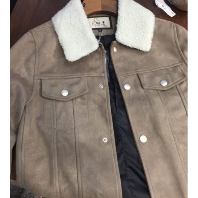 [mua 2 giảm 5%]Áo da lộn nam cổ lông tháo rời. Ảnh thật | BigBuy360 - bigbuy360.vn