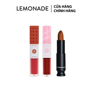 Son Lemonade Perfect Couple lip 7.5ml và Matte Addict lipstick 3.5g