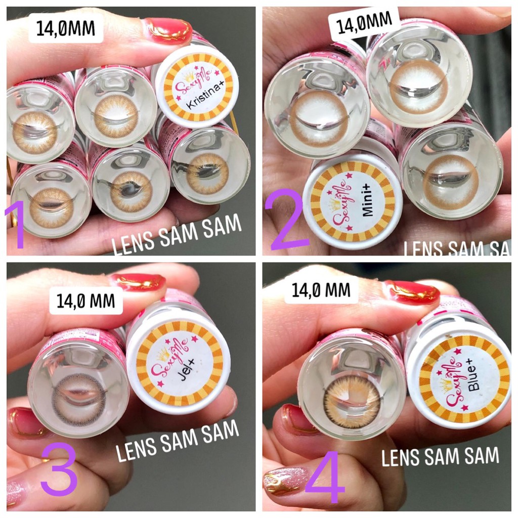 Lens Hàn Vassen Sexy Me Nâu Brown cao cấp 14,0mm không giãn_không độ( d