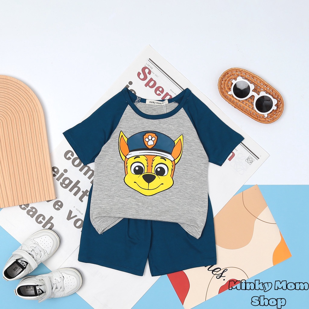 ✨Size(9-32Kg)✨Bộ MinKy Mom Thun LạnhFREE SHIPDể Thương Cho Bé Gái Bé Trai, Đủ Màu
