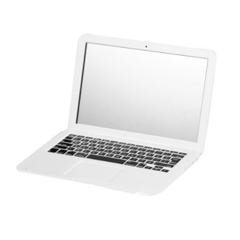 Gương trang điểm gập cầm tay hình macbook nhỏ gọn