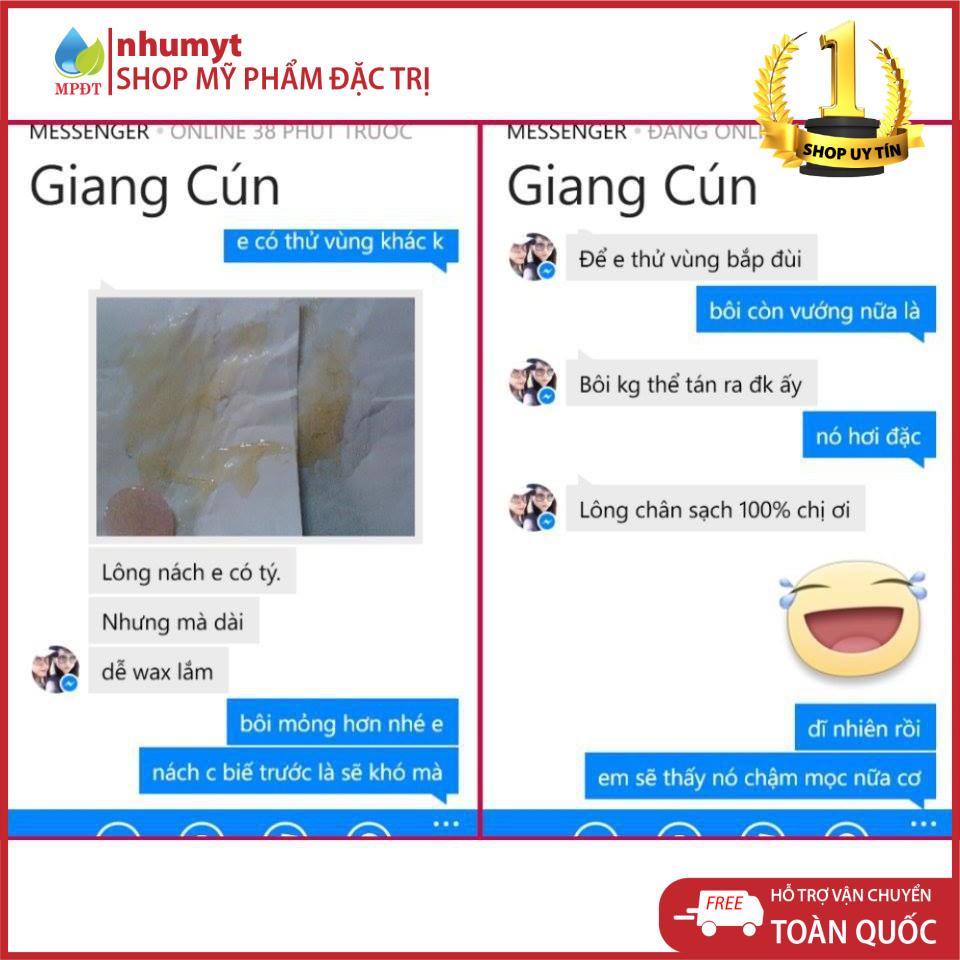 ( CHÍNH HÃNG ) WAX TẨY LÔNG VEO + TẶNG kèm giấy chuyên dụng và que gạt, tẩy lông sạch sẽ tận chân lông mới..