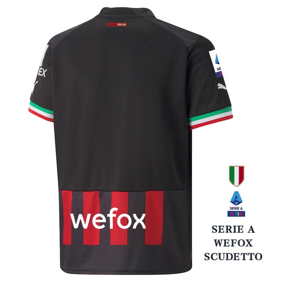 Áo Thun Số 22-23 AC Milan Sân Nhà Jersey s-4xl * Hàng Có Sẵn