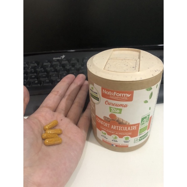 [Có bill][New]Viên_nghệ_hữu_cơ_ Nat&Form_200_viên_hàng_nội_địa_Pháp | BigBuy360 - bigbuy360.vn