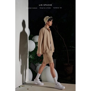 Quần đùi Beige Line Short