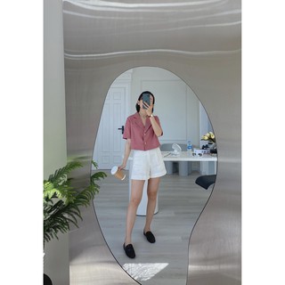 Áo croptop linen 1 túi Cói Design
