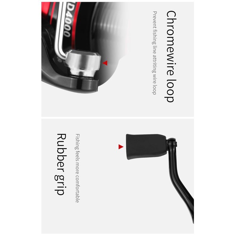 Máy Câu Cá 1000 7000 8kg Max HD 2000 3000 4000 5000 6000 Chuyên Dụng