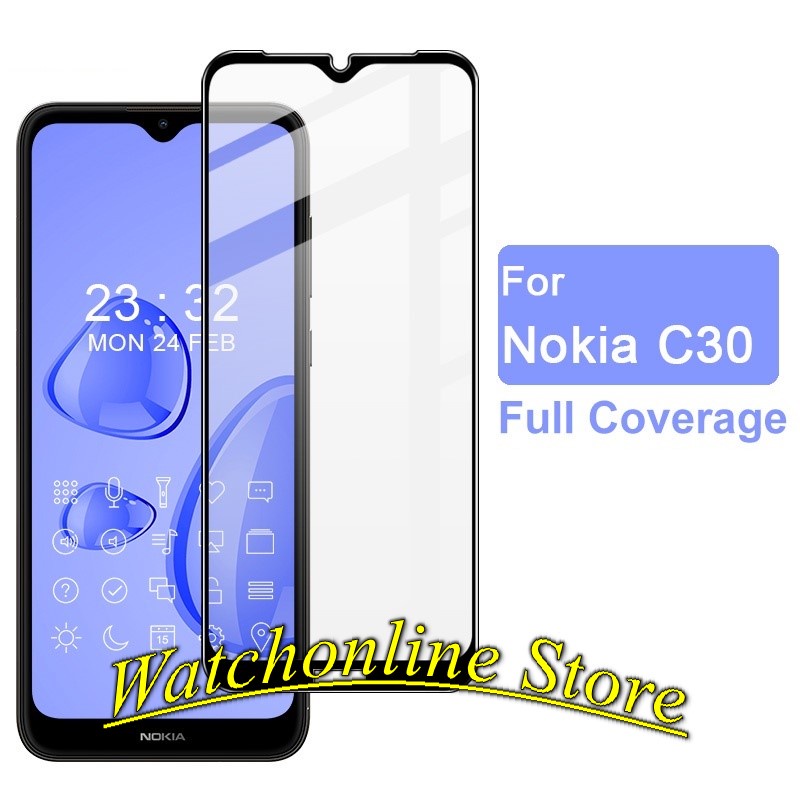 Kính Cường Lực Full màn Nokia C10 C30 X6 X7 Nokia 1.3 Nokia 2.3 Nokai 5.3 X10 X20 Nokia 2.1 Nokia 3.1