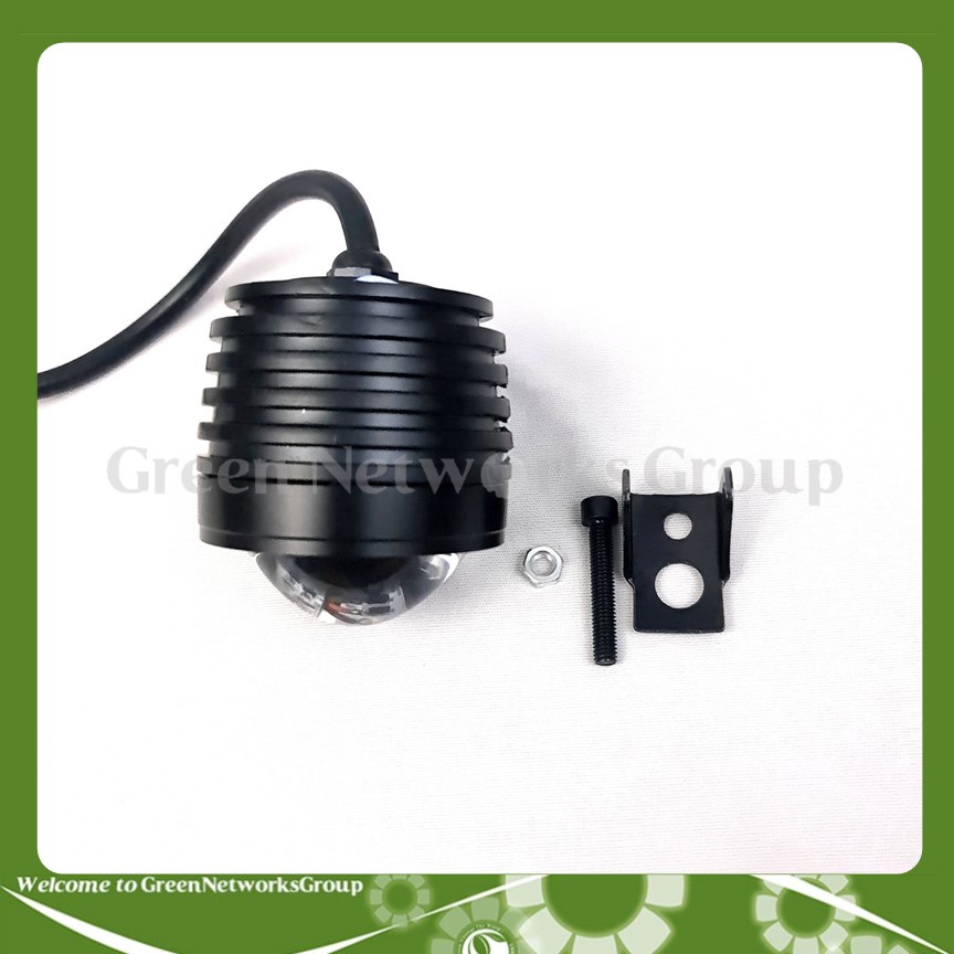 Đèn trợ sáng xe máy L1 cầu lồi ngắn Cos Trắng Pha Vàng Greennetworks