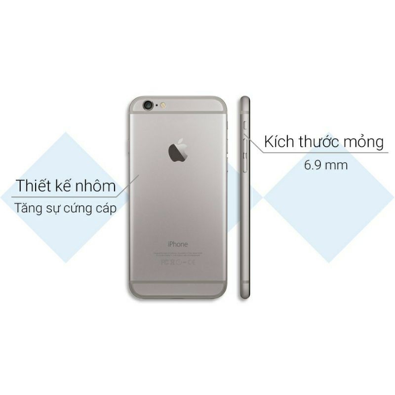 [🅷🅾🆃] Điện thoại iPhone6 Quốc tế,Full chức năng,Kèm Sạc,Vân Tay Nhạy,iCloud sạch. | BigBuy360 - bigbuy360.vn