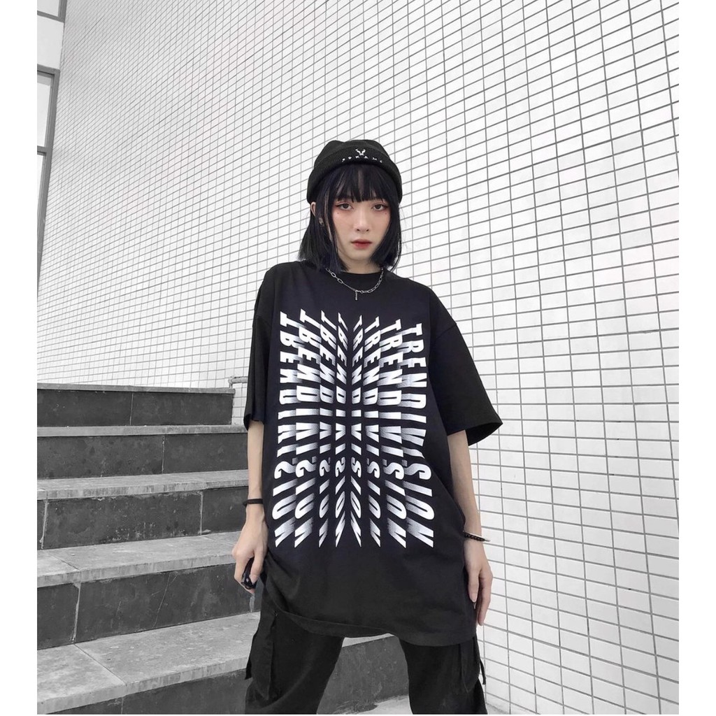Áo Thun TRENDI.VISION Ulzzang Unisex hot trend tiktok - BASIC TEE OVERSIZE(V131)