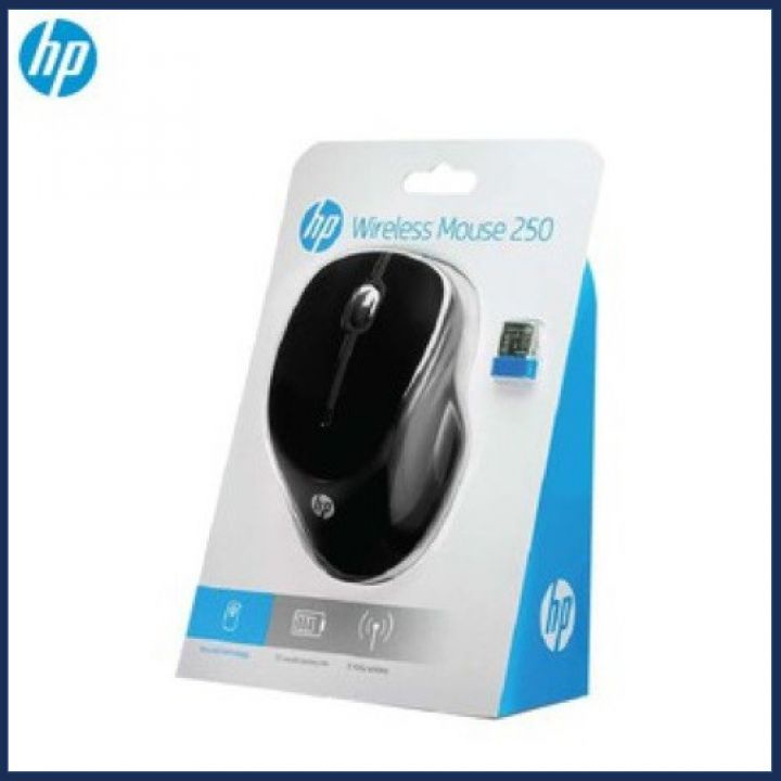 Chuột không dây HP 250 Wireless Mouse - Hàng chính hãng bảo hành 12 tháng