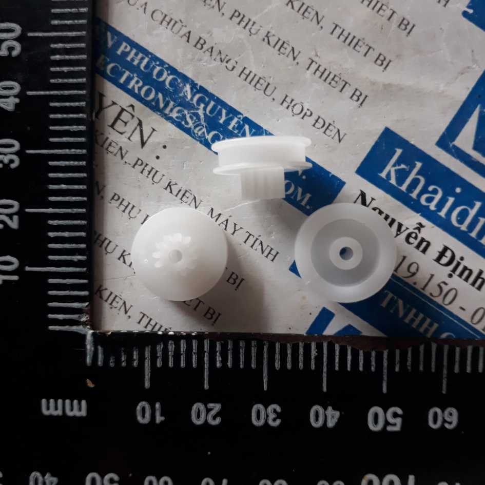5 cái bánh răng 8 răng kết hợp đĩa ròng rọc 14.5mm trục 2mm kde2993