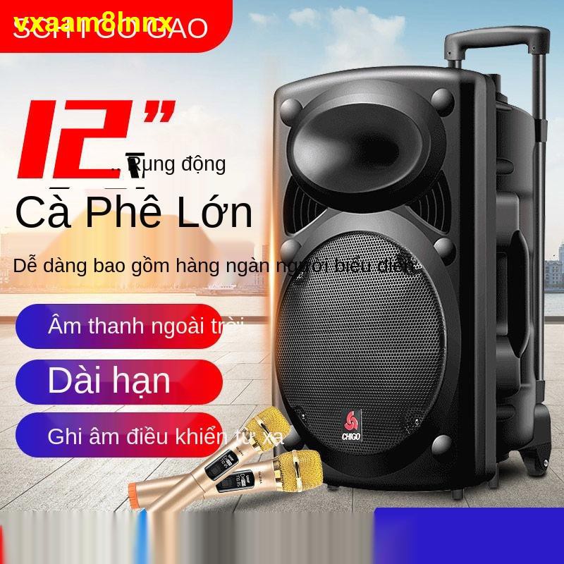 Chigo Square Dance Loa kéo âm thanh Bluetooth ngoài trời lượng lớn siêu trầm Công suất Home K Bài hát ảnh hưởng