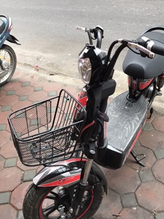 Giỏ xe đạp điện giỏ sắt, giỏ mây