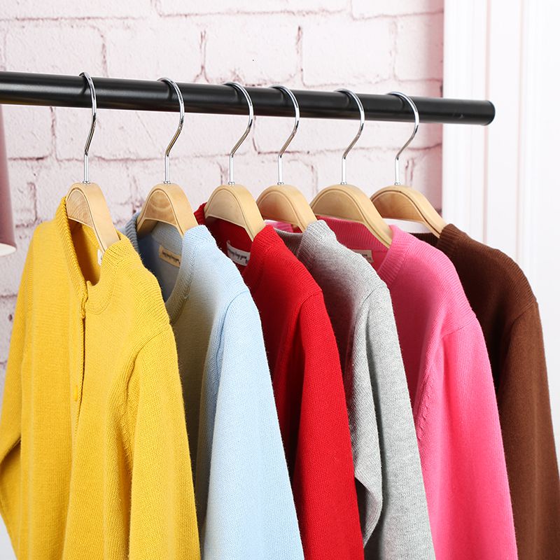 Áo khoác cardigan bằng len màu kẹo cho trẻ em