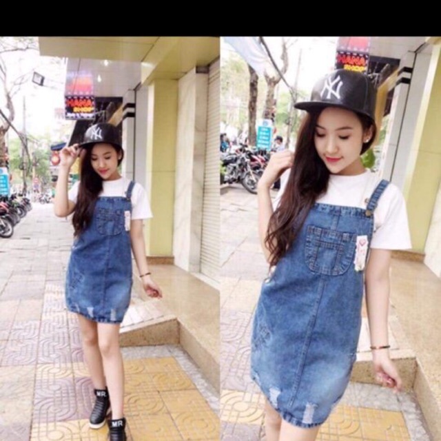 Váy yếm bò