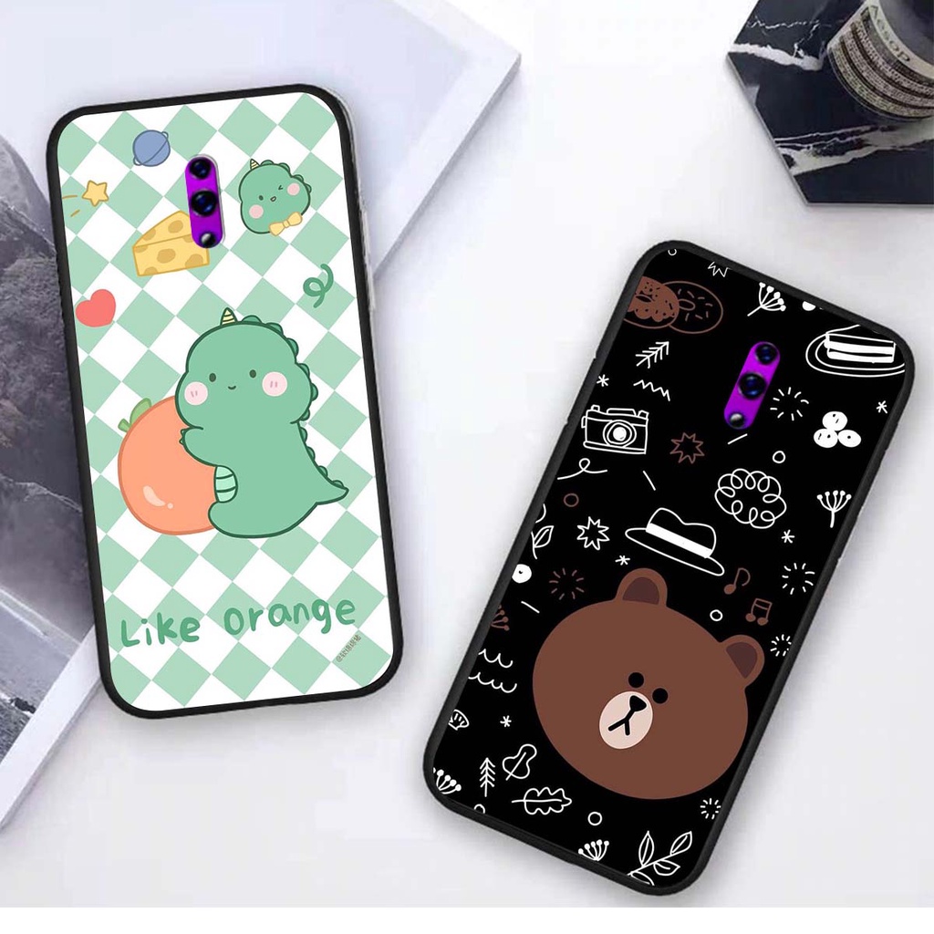 Ốp lưng Oppo RENO Z in hình khủng long , gấu nâu xinh xắn, siêu cute  mà còn vô cùng RẺ -ĐẸP
