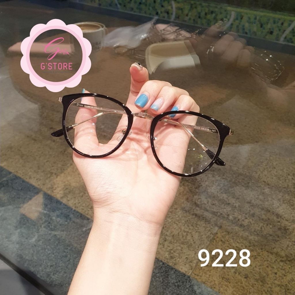 Gọng Cận Mắt Tròn Hợp Kim Cá Tính 9228 Gstore