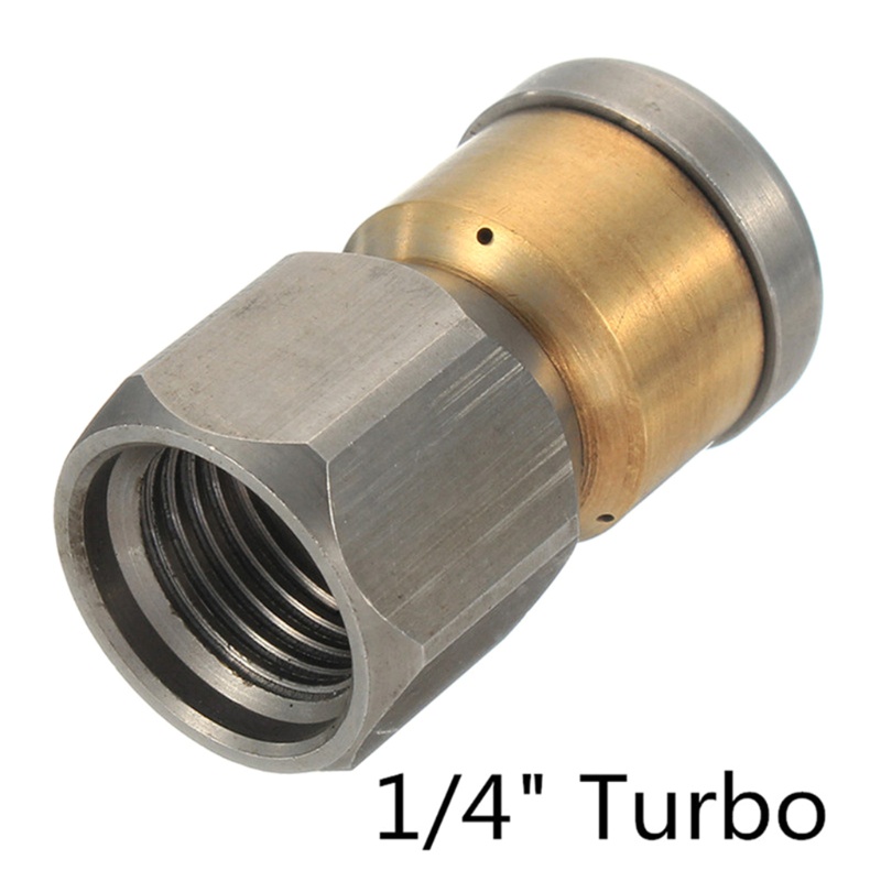 Đầu Vòi Xịt Nước Áp Suất Cao Bằng Thép Không Gỉ 1 8 1 4 3 8