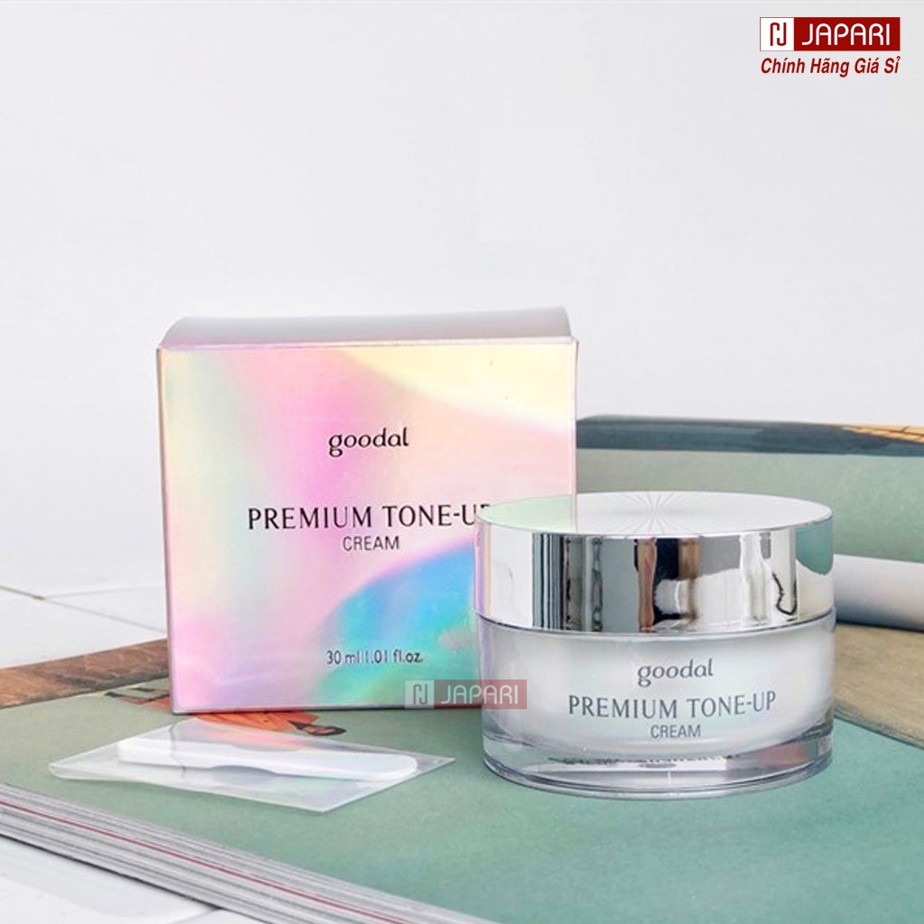 Kem Ốc Sên Hàn Quốc Goodal Premium Tone Up Cream 10ml/30ml- Kem Dưỡng Trắng Da Mặt Hàn Quốc Goodal Mini/ Fullsize Japari