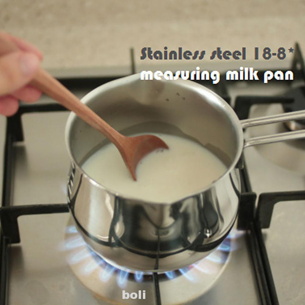 Mini Stainless Steel Pot Eco-friendly Container Baking Cheese Butter Syrup Chocolate Sauce Melted Heating