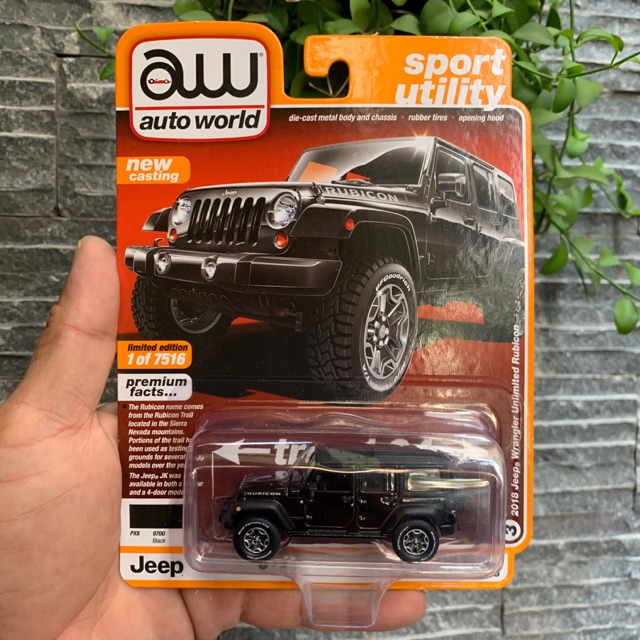 Auto World - 2018 Jeep Wrangler - Xe mô hình tỉ lệ 1/64 | Shopee Việt Nam