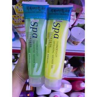 Kem tẩy da chết Spa Exfoliating Shower Gel