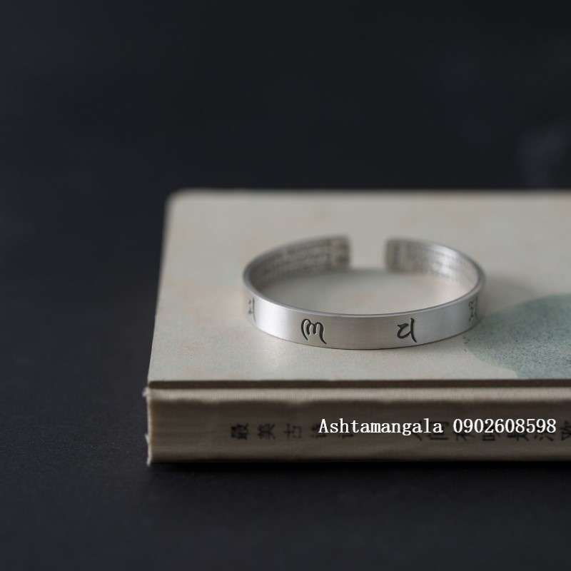 Vòng Tay Khắc Om Mani Padme Hum Tây Tạng