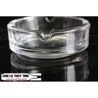 Gạt Tàn Thuốc Thủy Tinh Trơn DELI YG1017