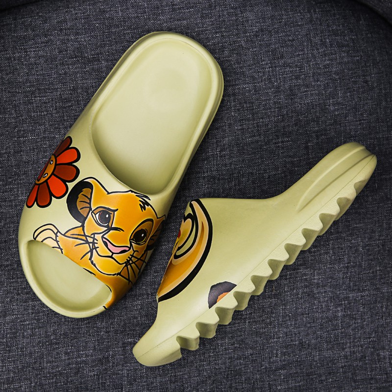Dép YZ Slide Siêu Bền, dép quai ngang siêu nhẹ （Size35-45）Men's and Women's Sandals House Slippers