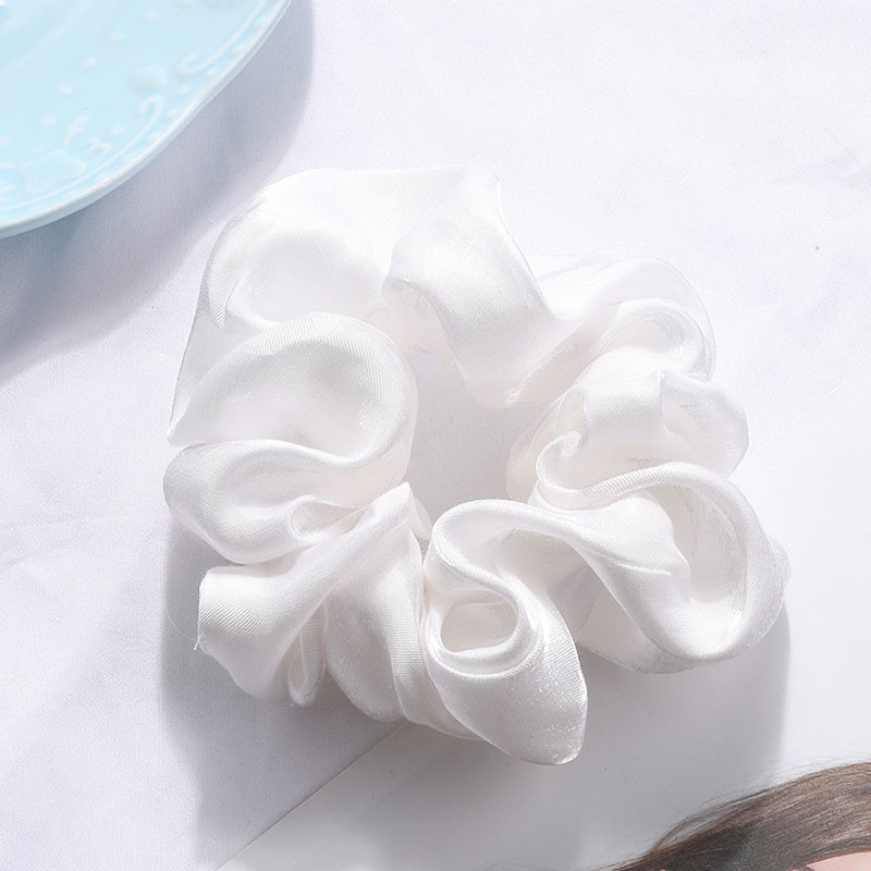 Dây buộc tóc màu trơn xinh xắn cho nữ