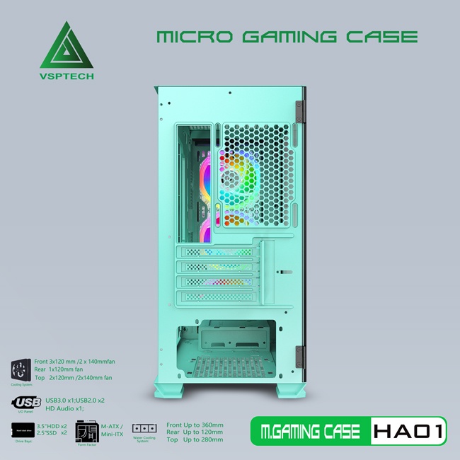 Vỏ Case VSP HA01 GREEN