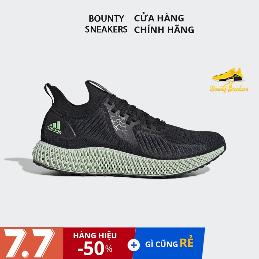 Giày Sneaker Thể Thao Nam Adidas Alphaedge 4D Đen Xanh FV4685 - Hàng Chính Hãng - Bounty Sneakers