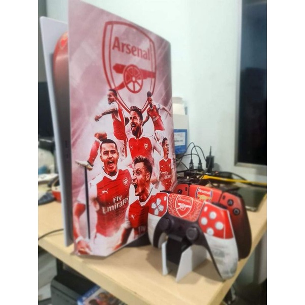 [PS5] Miếng dán trang trí và bảo vệ máy game Arsenal