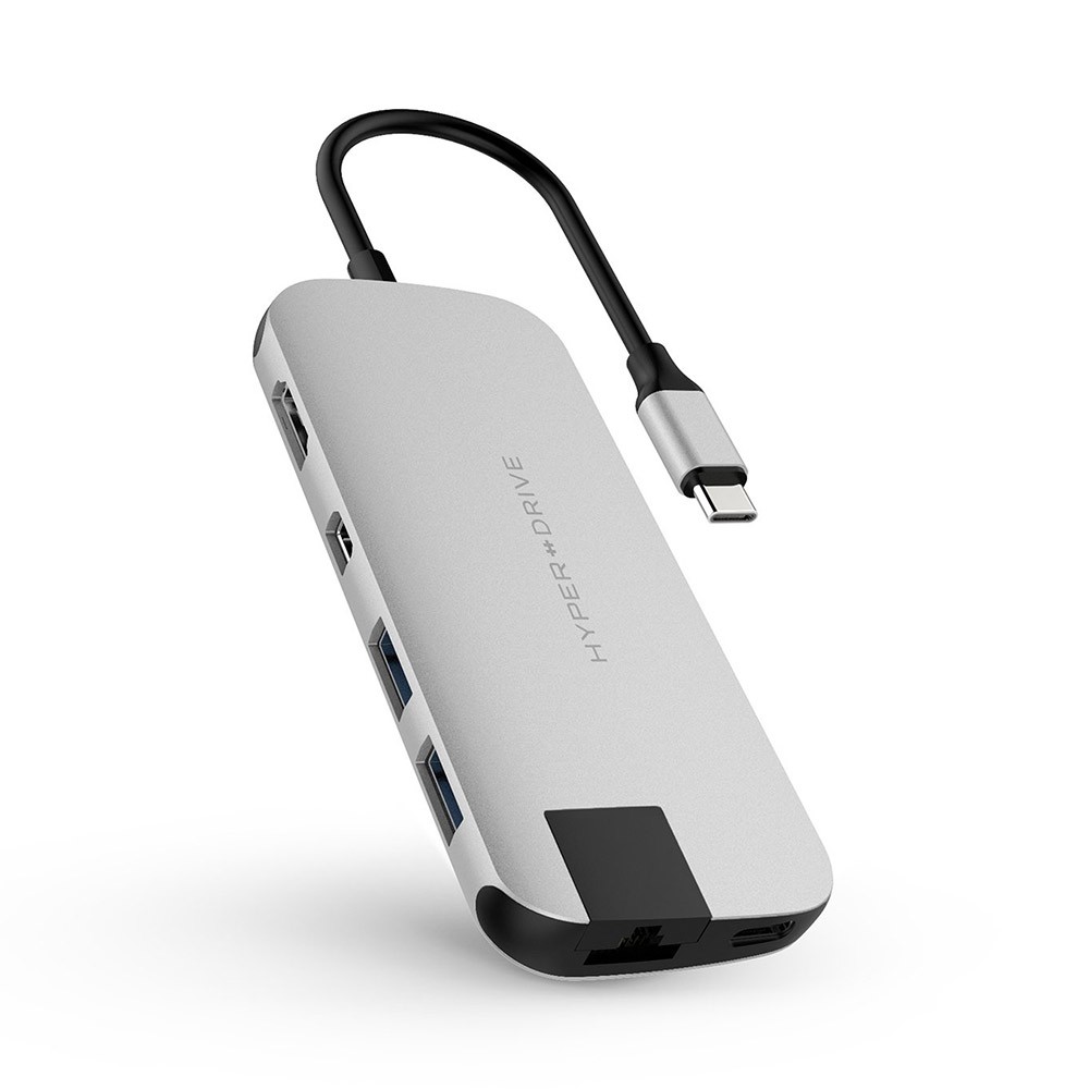 Bộ chia/ Hub Hyperdrive Slim USB-C Multi Port HD247B (Bạc) - Bảo hành 12 tháng