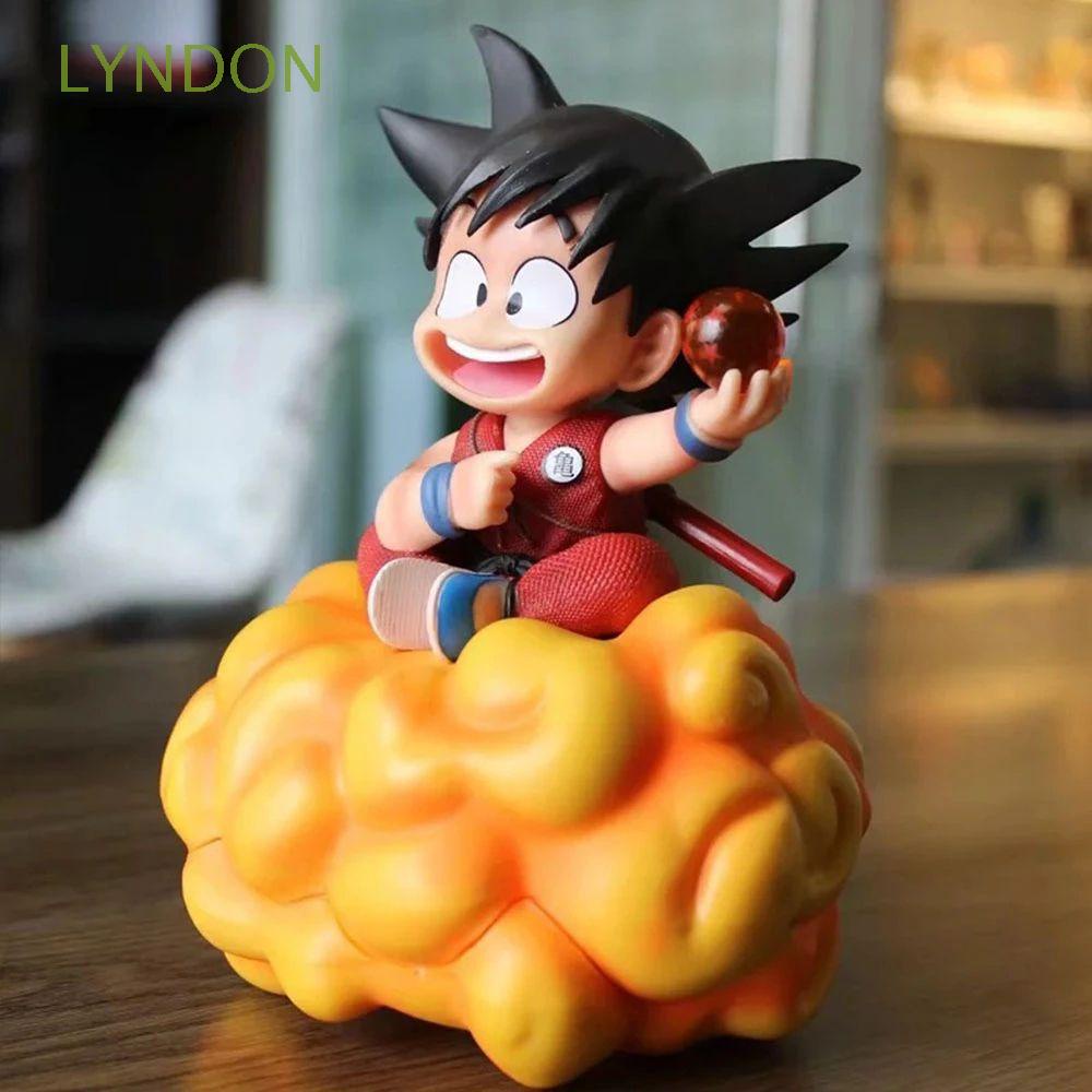 Mô hình nhân vật Son Goku hoạt hình Dragon Ball bằng PVC trang trí bàn làm việc
