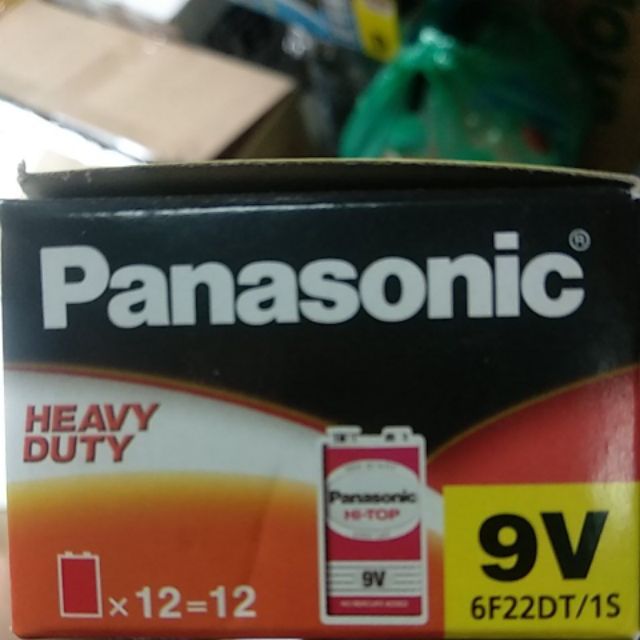 1 Hộp 12 viên Pin 9v Panasonic