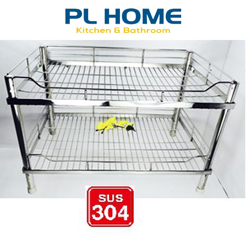 Kệ inox 304 úp chén dĩa nhiều tầng cao cấp, kệ đựng đồ inox304