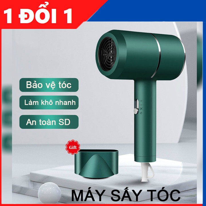 Máy Sấy Tóc Tạo Kiểu Công Suất Lớn 2200W 2 Chiều Nóng Lạnh - Hàng Nội Địa Trung [BH 1 Đổi 1]