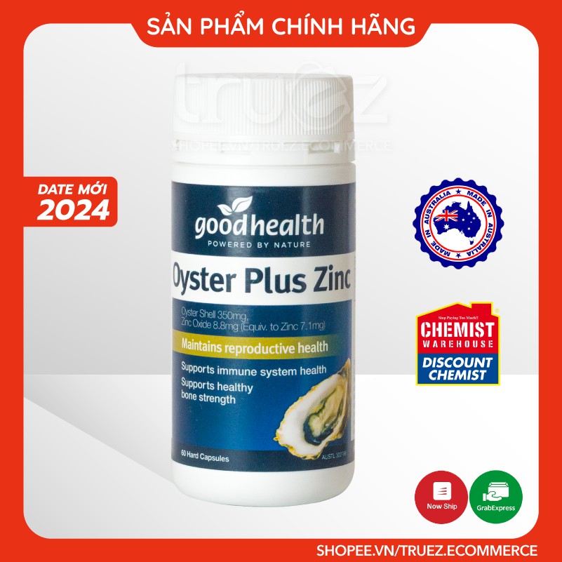 Tinh chất Hàu [ÚC] Goodhealth Oyster Plus Zinc [Chính hãng]