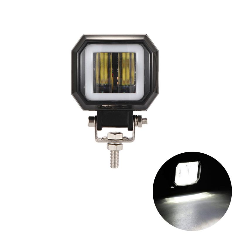 Set 2 Đèn Led Sương Mù 40W Hình Vuông Chuyên Dụng Cho Xe Hơi / Tàu Thuyền