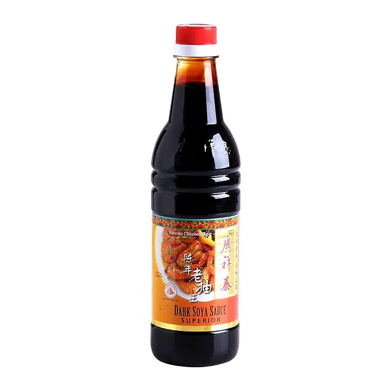 Hắc Xì Dầu Ngọt Singapore Đậm Đặc Kwong Cheong Thye 640ml/ Dark Soya Sauce Superior/ Cháo Ếch Singapore