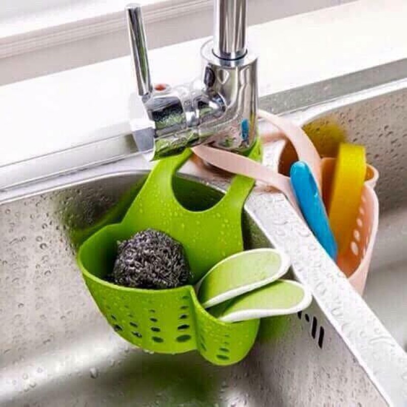 Giỏ Nhựa Dẻo Đựng Đồ Ở Bồn Rửa Bát -giadunghn1