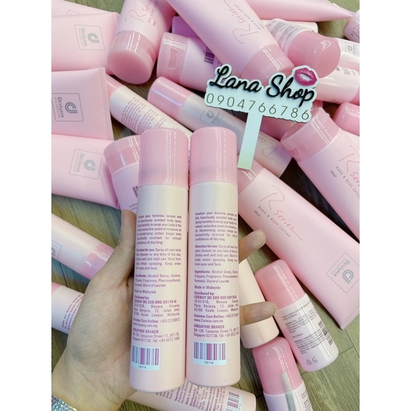 Xịt thơm rseries chính hãng thái lan