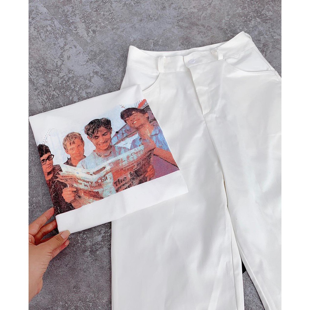 Set kaki trắng + pull giấu quần | BigBuy360 - bigbuy360.vn