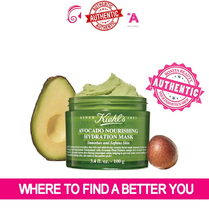 [Mã chiết khấu giảm giá mỹ phẩm sỉ chính hãng] Mặt nạ Kiehl's Avocado Bơ 10g