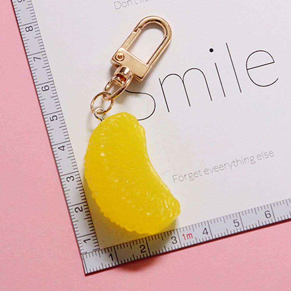 Móc khóa hình trái cây nhiều màu sắc dễ thương bắt mắt