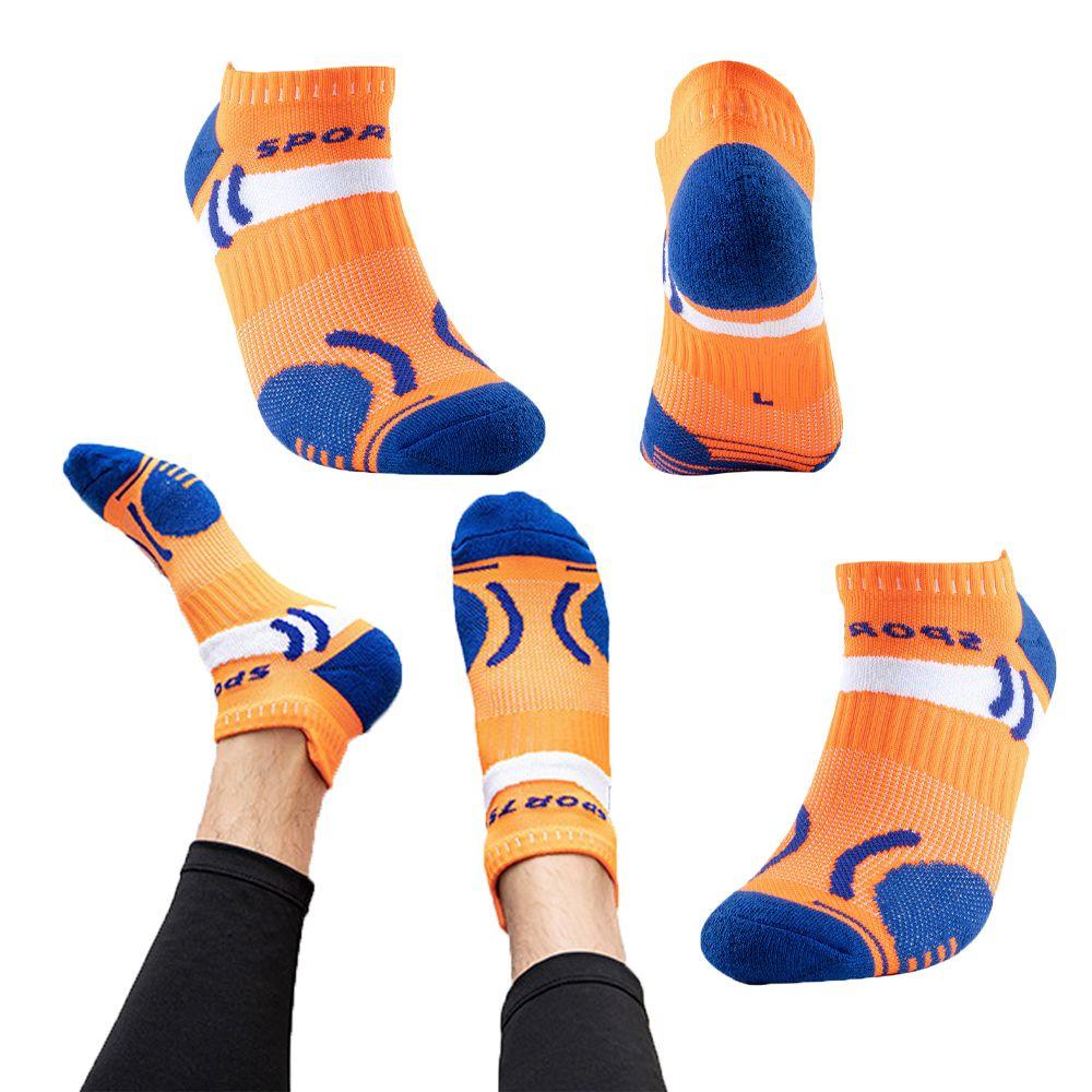 MIQUEL Vớ Thể Thao Cotton Kẻ Sọc In Chữ Thoải Mái Thời Trang Cho Nam