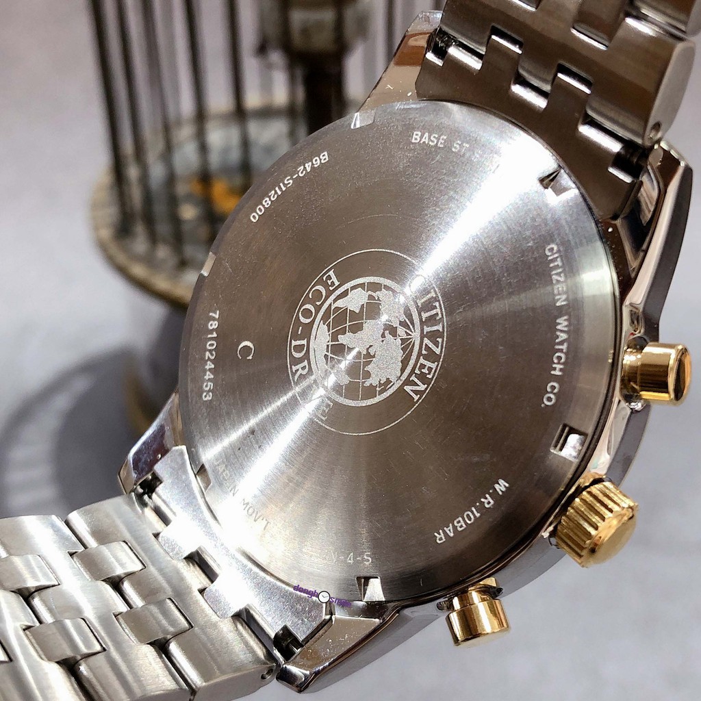 Đồng hồ nam Citizen CA7004-54A Eco-Drive dây thép